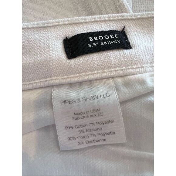 Veronica Beard Brooke 8.5” Skinny White Jeans Size 27 - Picture 8 of 9